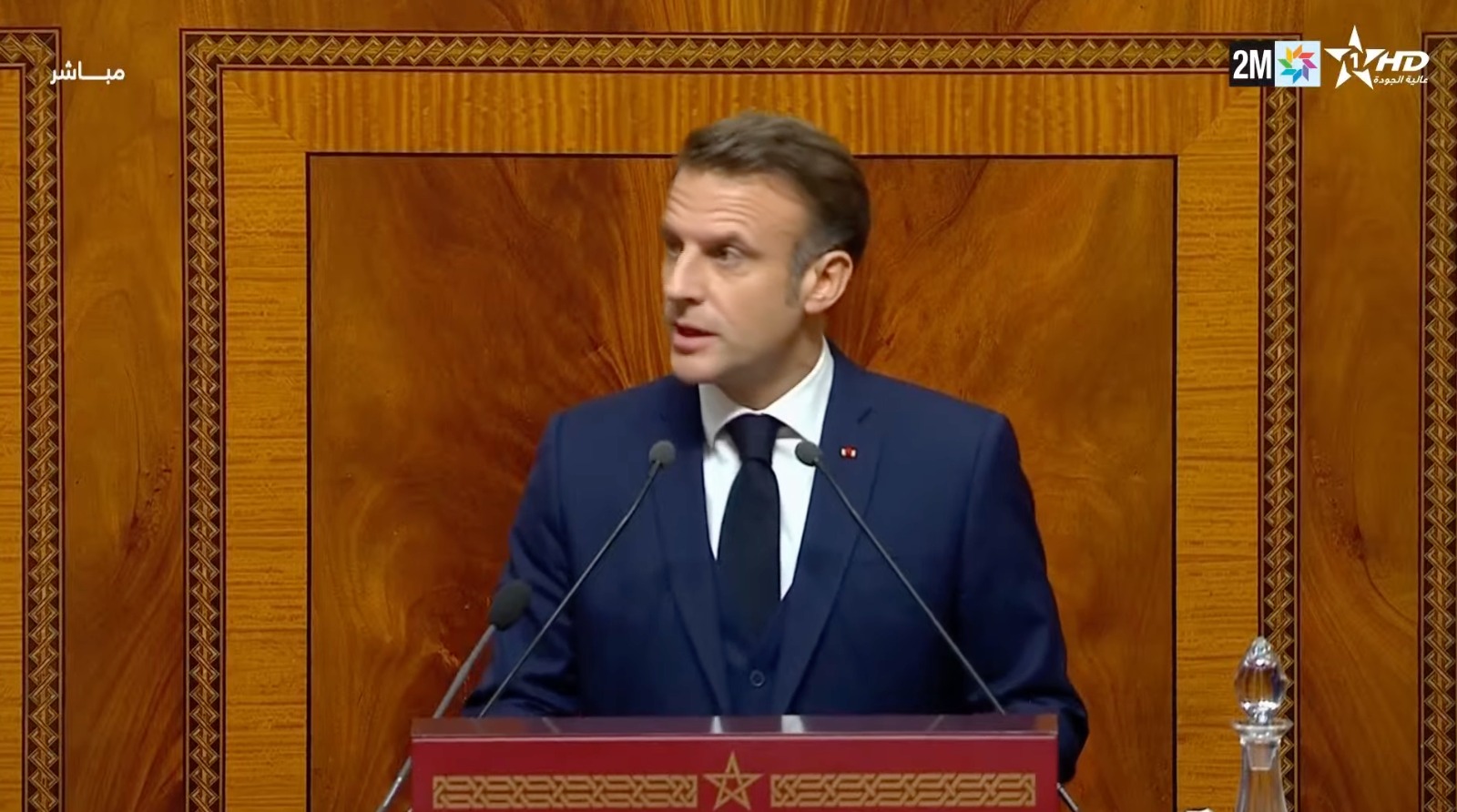 Macron devant le Parlement : Le Royaume du Maroc «avance avec confiance»